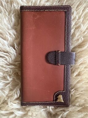 Vintage Mark Cross Brown Leather Wallet